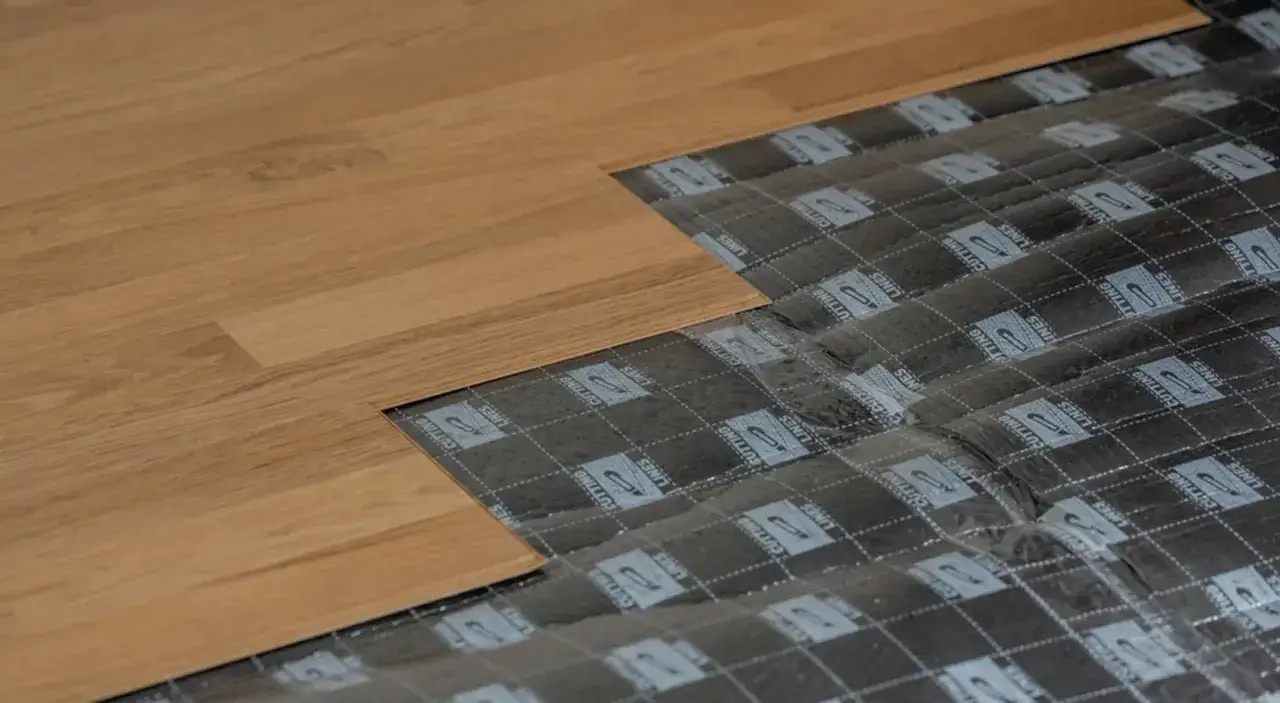 Nowe panele podłogowe układane na specjalnej podkładce. To świetny spos&oacute;b na odświeżenie wnętrza i zapomnienie o wytartych panelach.